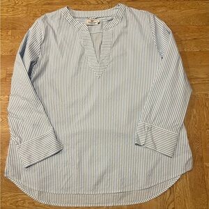 Vineyard Vines Blue and White Striped Blouse